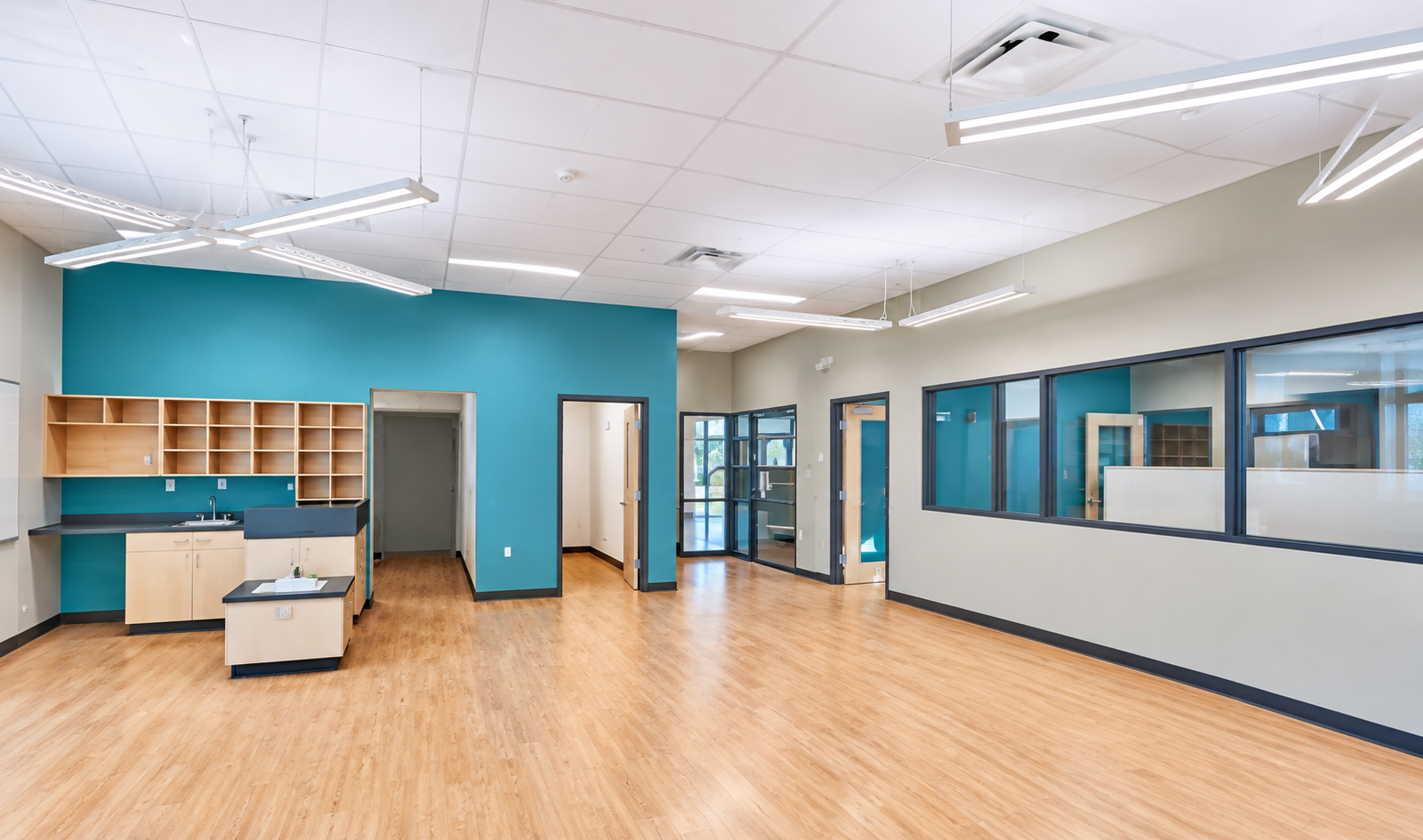 Modernized Classroom Interior